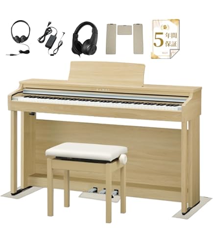Amazon | ヤマハ DigitalPiano 電子ピアノ 88鍵盤 高低自在椅子付属